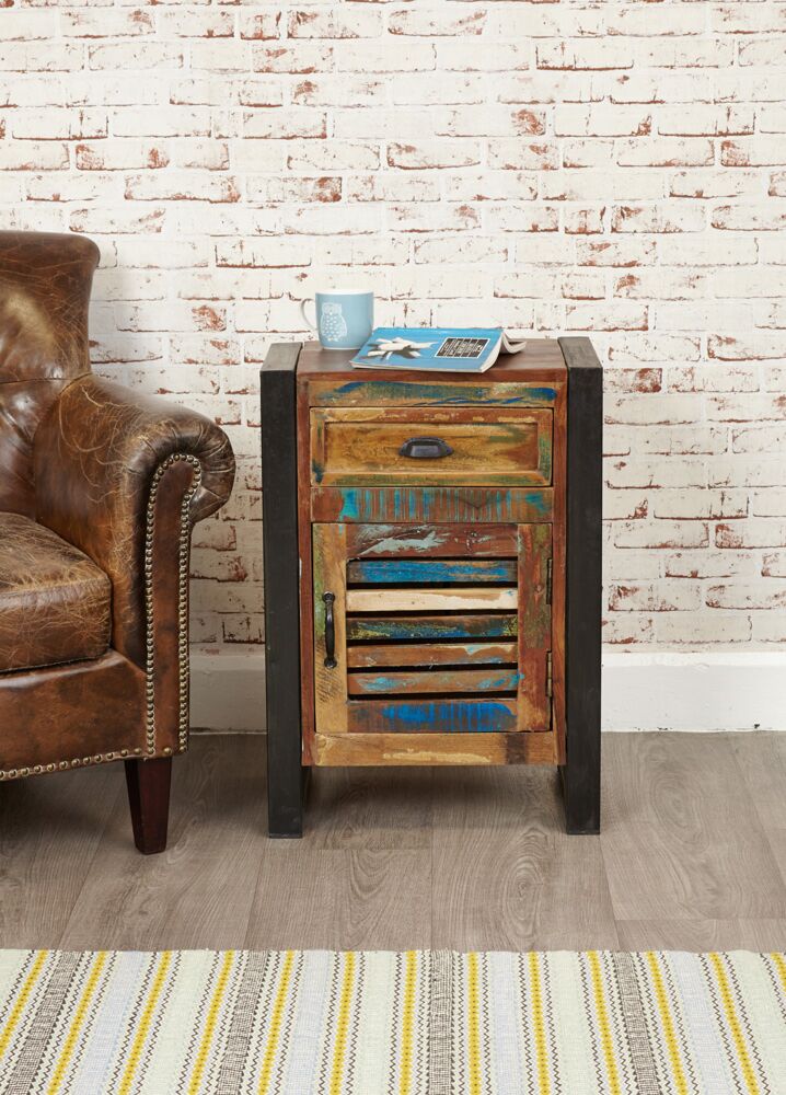 Urban Chic 1 Door 1 Drawer Lamp Table