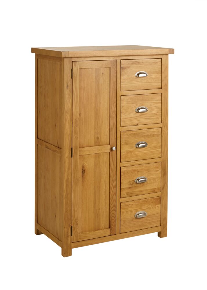 Woburn 1 Door 5 Drawer Wardrobe Oak