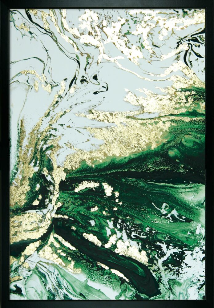 Evening Emerald Tide Iii By Eva Watts