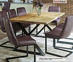 Urban Elegance - Reclaimed Table Medium (diagonal Leg / 95cm X 190cm Top) 6-8 Seater