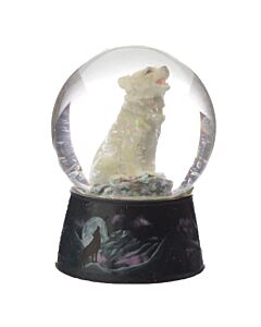 Dream Protector - Protector Of The North Wolf Snow Globe