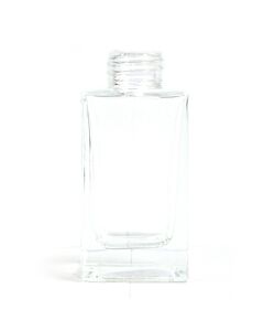 100ml Square Long Reed Diffuser Bottle - Clear