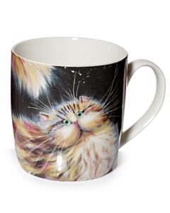 Collectable Porcelain Mug - Kim Haskins Rainbow Cat