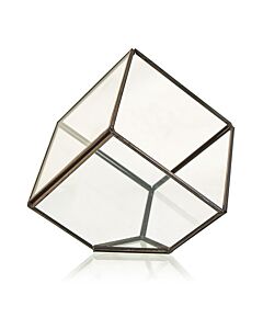 Glass Terrarium - Cube On Corner