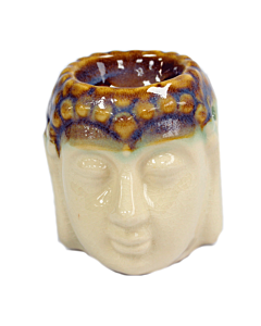 Buddha Oil Burner - Ivory & Mint