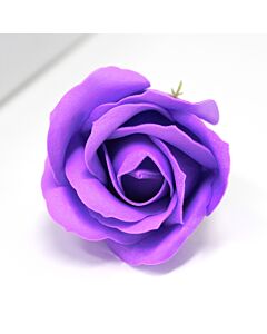 Craft Soap Flowers - Med Rose - Lavender - Pack Of 10