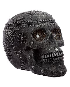 Fantasy Beaded Large Skull Ornament