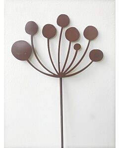 Cow Parsley Stake 4ft Bare Metal/ready To Rust