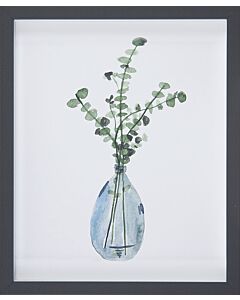 Misty Grey Vase Iii By Melissa Wang