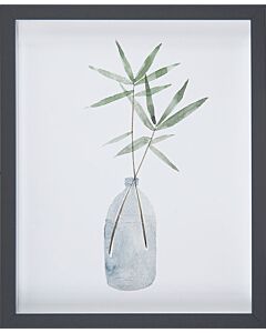 Misty Grey Vase I By Melissa Wang