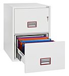 Phoenix World Class Vertical Fire File Fs2252k 2 Drawer Filing Cabinet With Key Lock