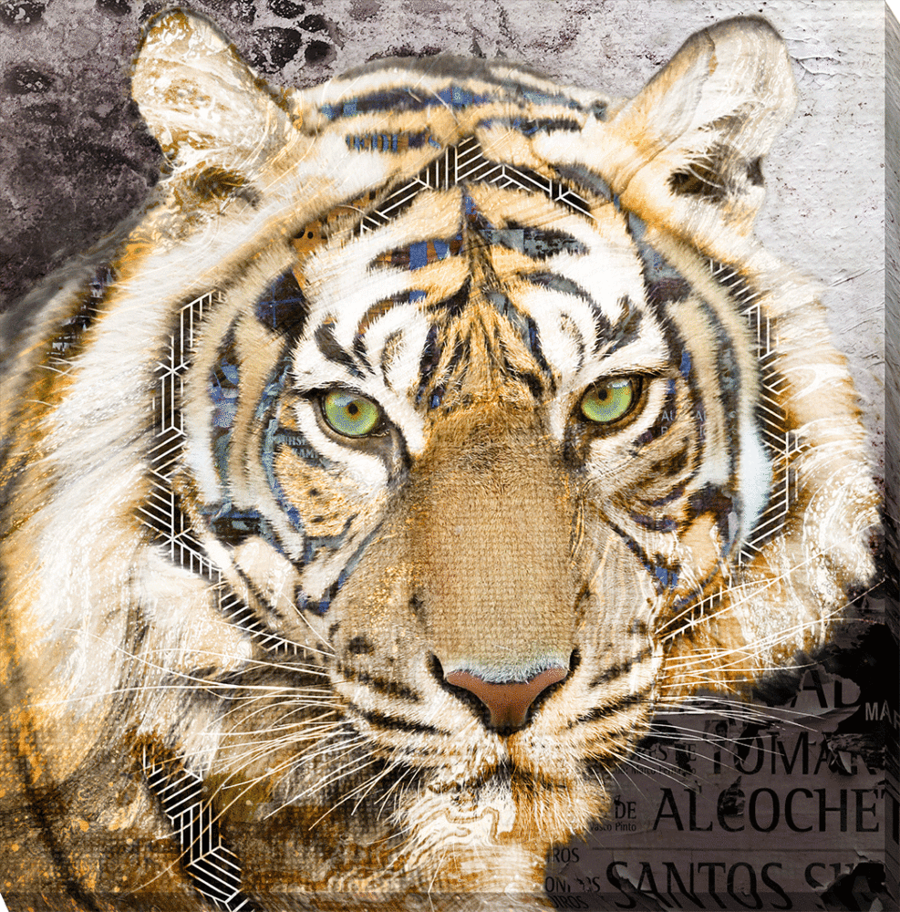 Pop Art Wildlife Canvas [tiger] - Wrapped Canvas