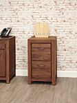 Mayan Walnut Two Drawer Filing Cabinet