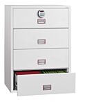 Phoenix World Class Lateral Fire File Fs2414e 4 Drawer Filing Cabinet With Electronic Lock