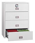 Phoenix World Class Lateral Fire File Fs2414e 4 Drawer Filing Cabinet With Electronic Lock
