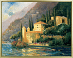 Scenic Italy Iii By Allayn Stevens - Framed Canvas