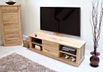 Mobel Oak Mounted Widescreen Television Cabinet