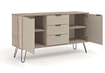 Augusta Driftwood Medium Sideboard With 2 Doors, 3 Drawers