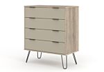 Augusta Driftwood 4 Drawer Chest Of Drawers