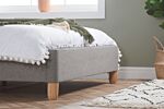 Stockholm Small Double Bed Grey