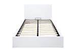 Oslo King Ottoman Bed White