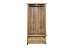 Hampstead 2 Door 1 Drawer Wardrobe Oak