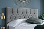 Loxley Double Ottoman Bed Grey