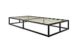 Soho Metal Platform Single Bed Black