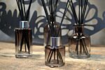 250ml Round Antique Reed Diffuser Bottle - Charcoal