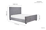 Marquis Super King Bed Grey