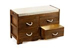 Revesby 4 Drawer Storage Bench 76 X 33 X 51 Cm