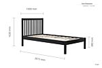 Nova Single Bed Black