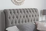 Valentino Double Bed Grey