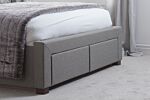 Valentino Double Bed Grey