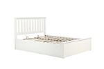 Phoenix King Ottoman Bed White