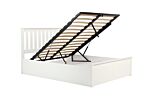 Phoenix King Ottoman Bed White