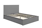 Oslo King Ottoman Bed Grey