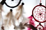 Bali Dreamcatchers - Small Heart - Rainbow