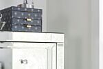 Valencia 5 Drawer Narrow Chest Mirrored