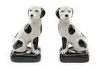 Black And White Porcelain Dog Ornaments