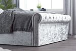 Sienna Small Double Ottoman Bed Grey