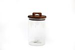 Glass Storage Jar With Acacia Lid 1.2l