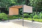 San Remo Sliding Pergola 2.75x3.66m Mocha