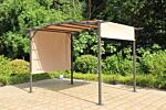 San Remo Sliding Pergola 2.75x3.66m Mocha