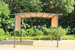 San Remo Sliding Pergola 2.75x3.66m Mocha