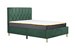 Loxley Double Bed Green