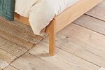 Margot Double Rattan Bed Oak