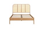 Margot Double Rattan Bed Oak