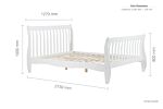 Belford Small Double Bed White