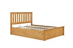 Phoenix King Ottoman Bed Oak